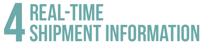 4 Real-time shipment information